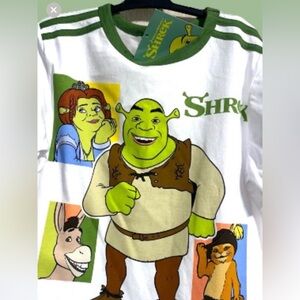 Shrek Tee Shirt Juniors Size Med Fiona Donkey Puss In Boots DreamWorks